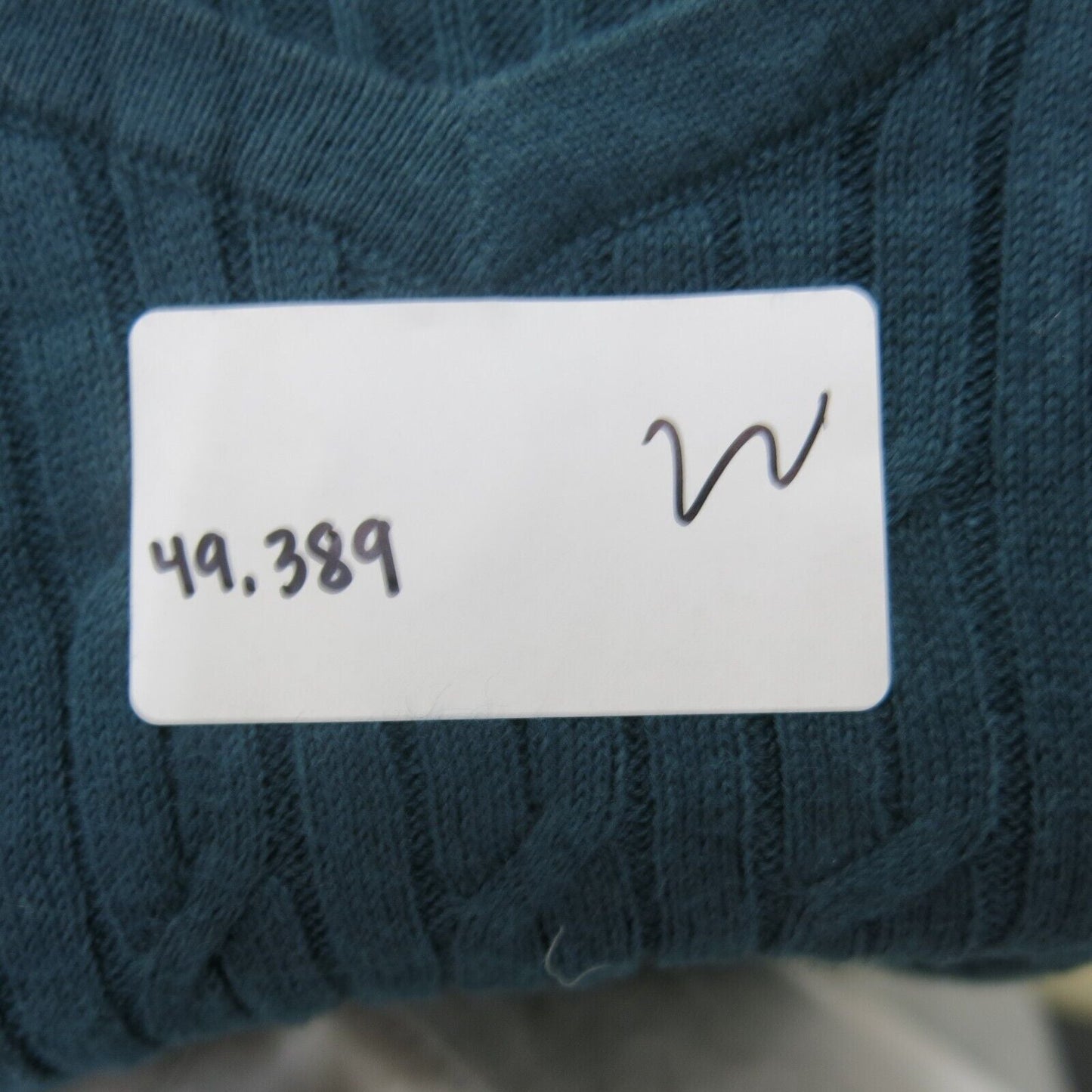 Talbots Womens Pullover Sweater Round Neck Cotton Long Sleeves Green Size Medium