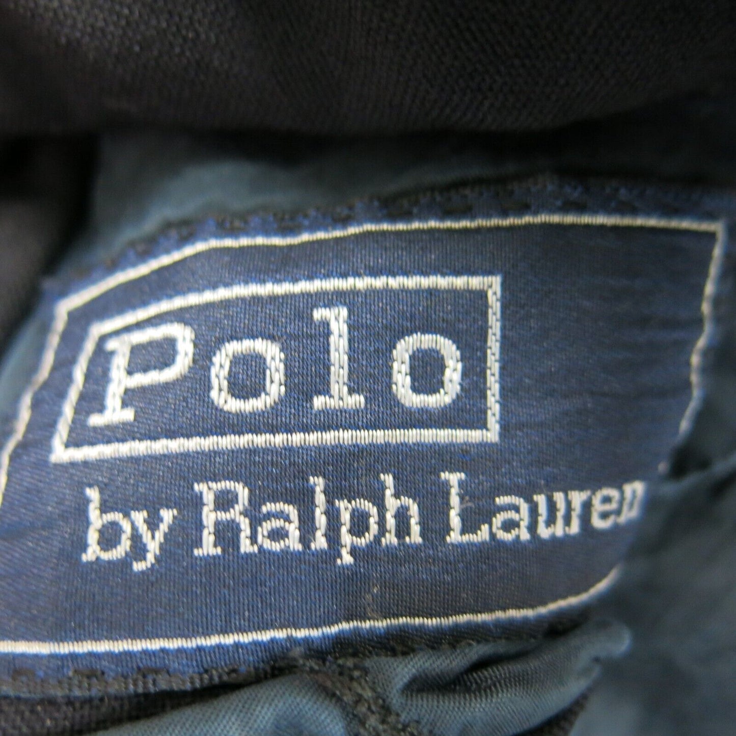 Polo By Ralph Lauren Men Blazer Coat Single Breasted Solid Black Size ?