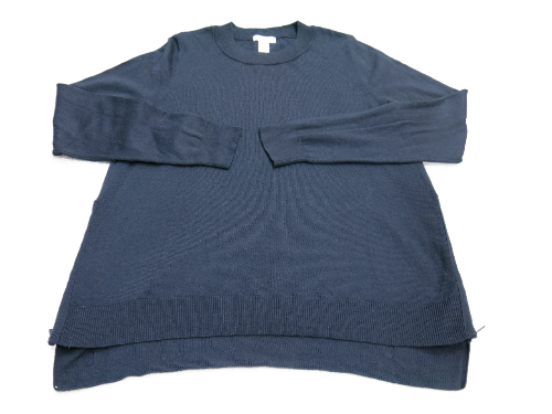 H&M Mens Sweater Crew Neck Long Sleeves Pullover Knitted Blue Size Large