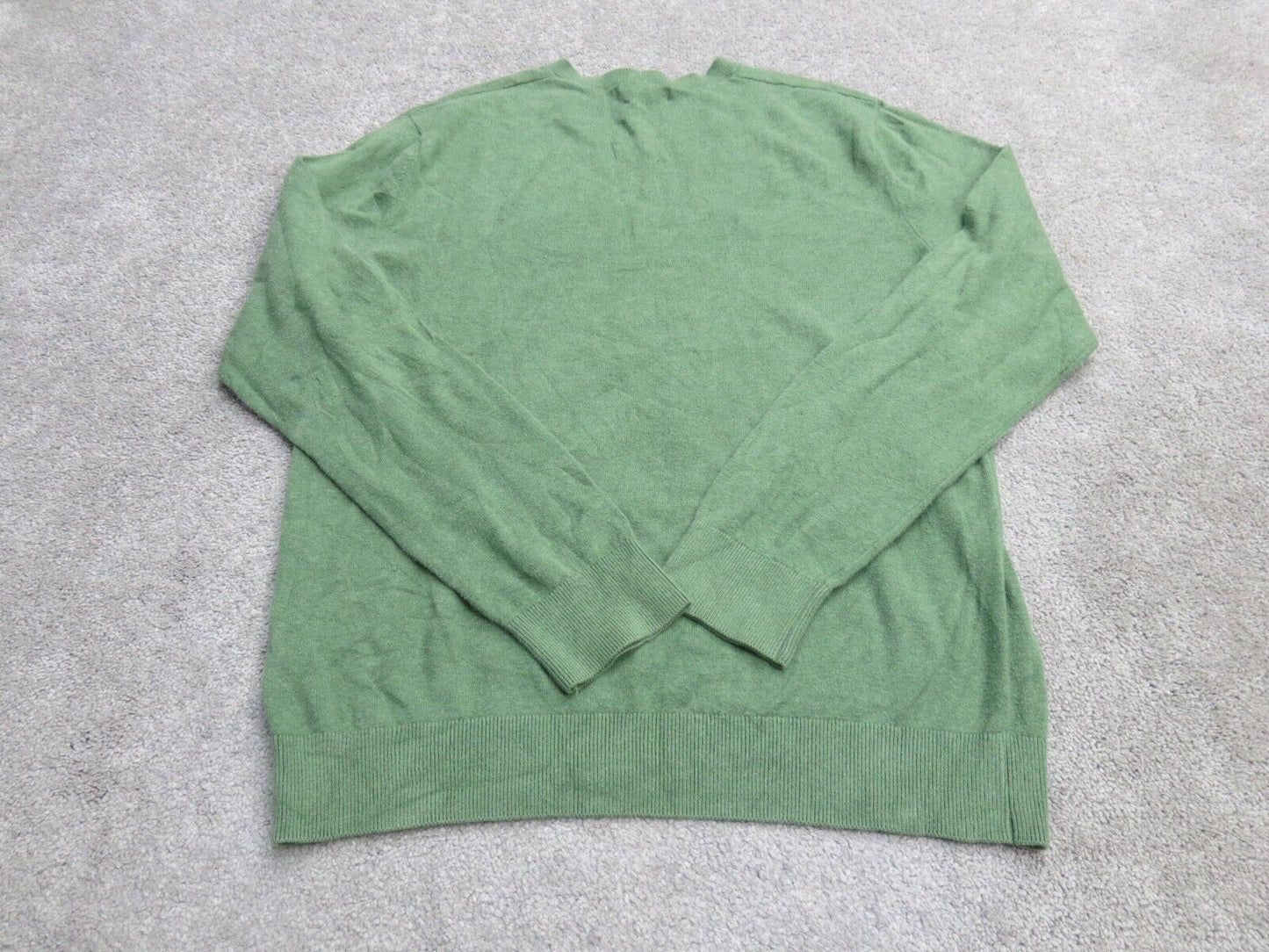 Banana Republic Womens Pullover Knitted Sweater Long Sleeves Green Size Medium