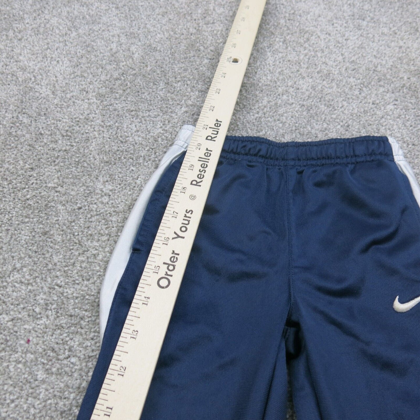 Nike Track Pants Kids Boys Size 3T Navy Blue Activewear Logo Sports Pants