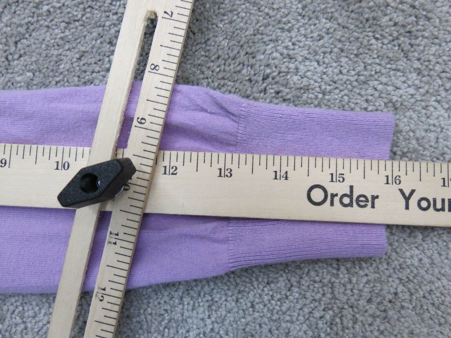 J. Crew Womens Cardigan Knitted Sweater 3/4 Sleeves Light Purple Size Small