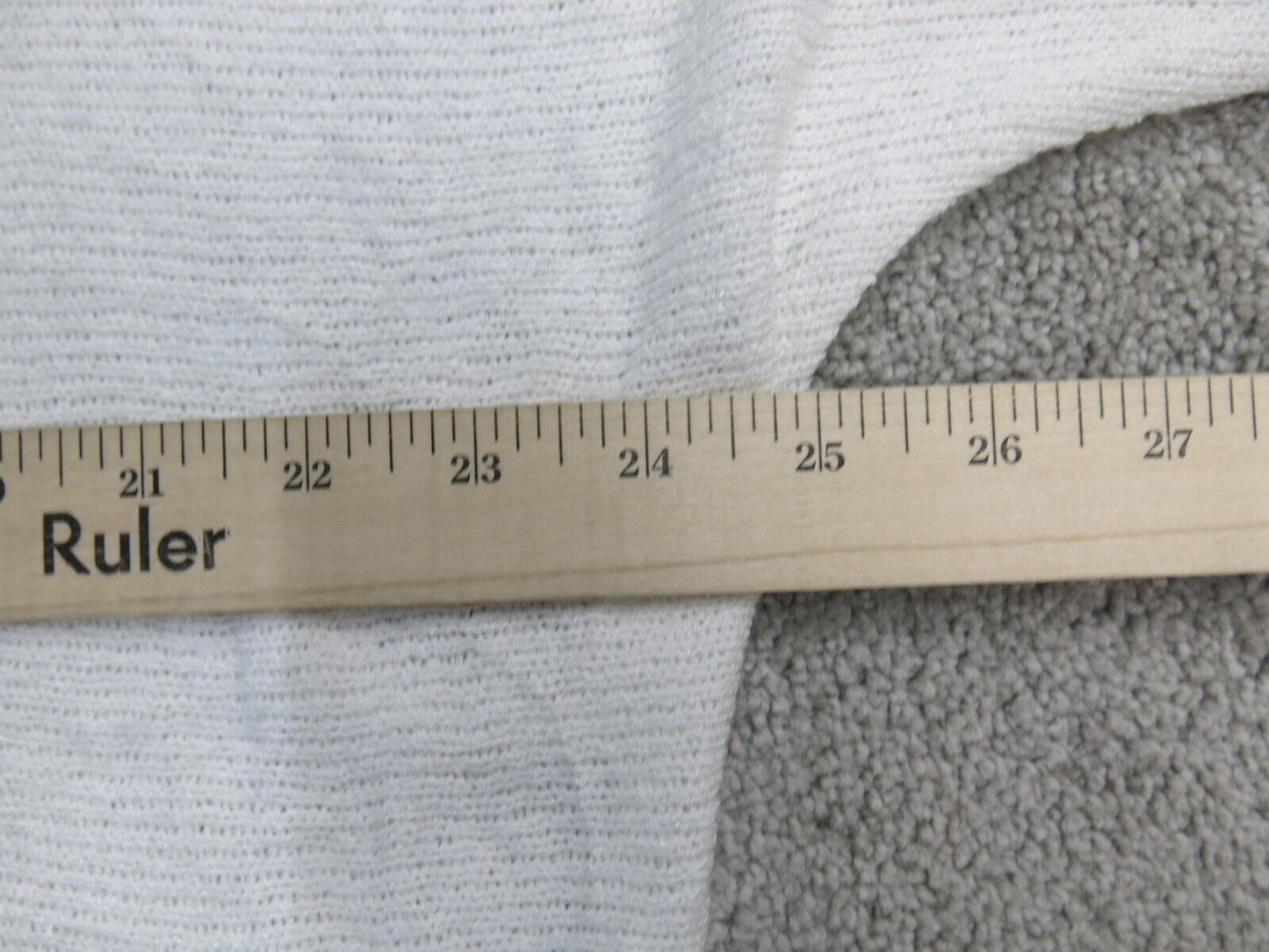 H&M Womens Pullover Sweater Knitted Long Sleeve Crew Neck White Size Medium