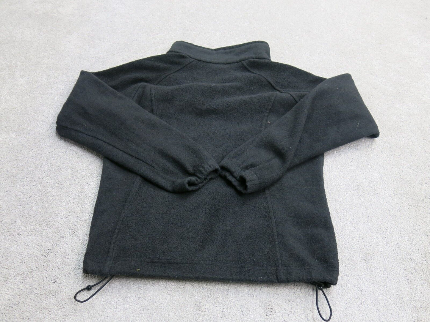Columbia Sportswear Men Full Zip Up Jacket Mock Neck Long Sleeve Pockets Black M