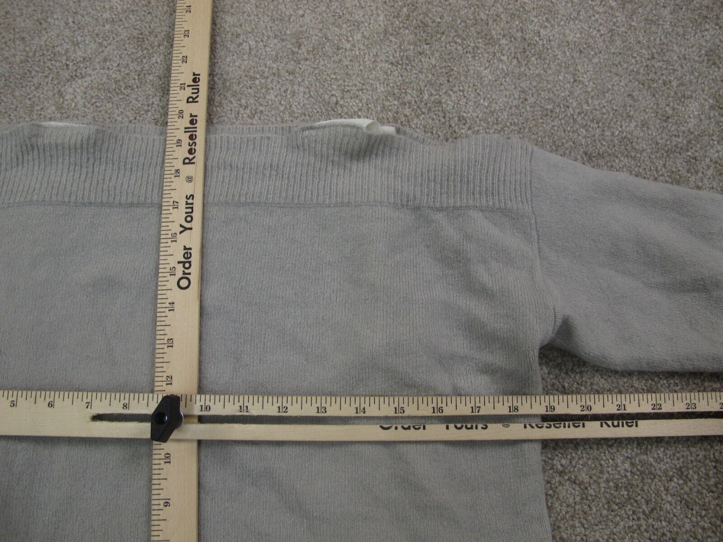 Forever 21 Womens Pullover Sweater Top Knitted Long Sleeve Gray Size Small