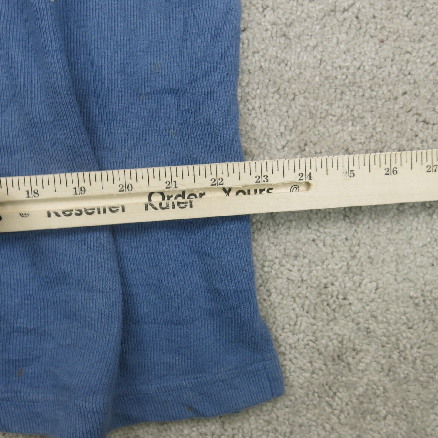 Old Navy Mens Sweatshirt V Neck Long Sleeves 100% Cotton Blue Size 2XL