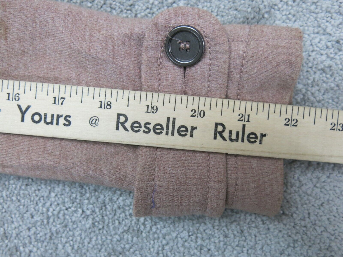 H&M Men Blazer Coat Jacket Single Breasted Pockets Long Sleeve Light Pink Tan 4
