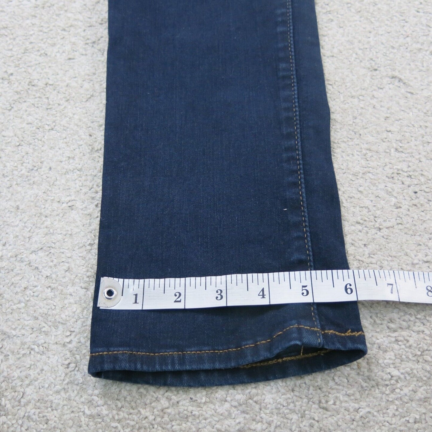 Levis Womens Jeans Classic Mid Rise Skinny Leg Denim Stretch Pockets Blue SZ 28