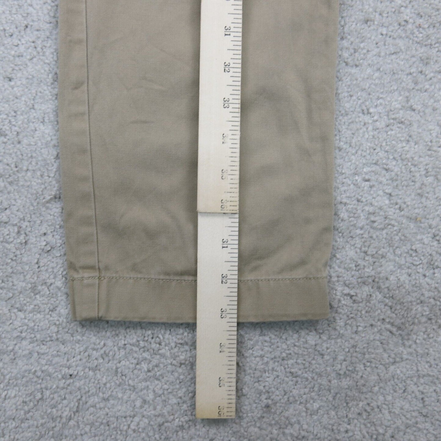 J. Crew Mens Pant Chino The Bleecker Pockets Mid Rise Beige Size W29XL32