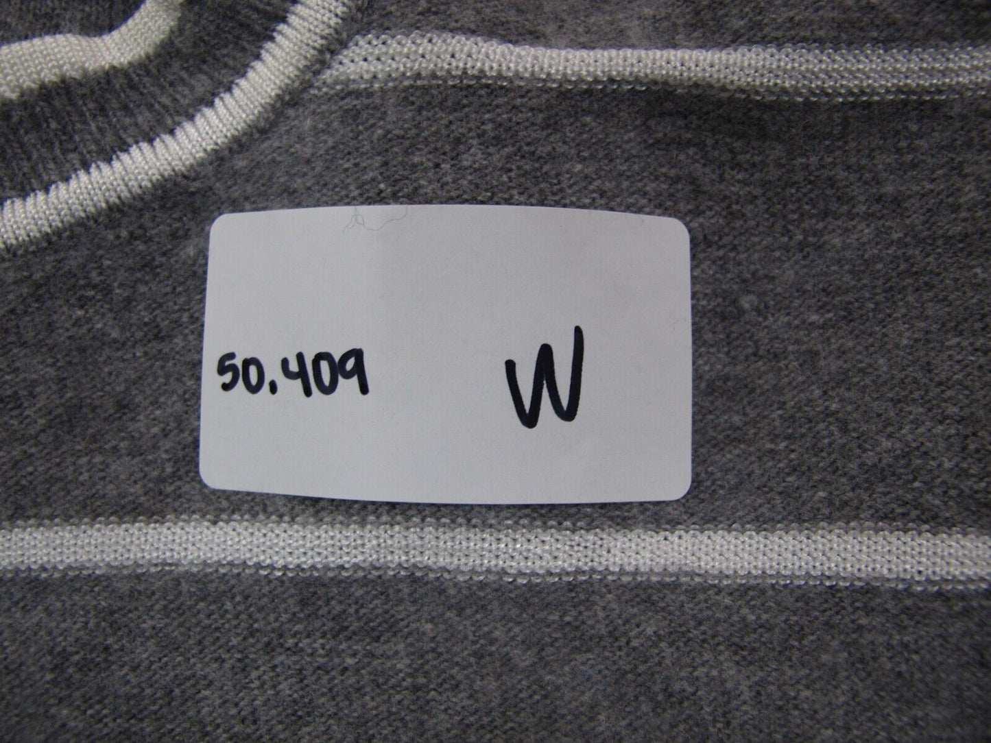 Banana Republic Womens Pullover Striped Sweater Long Sleeves Gray White Size XS