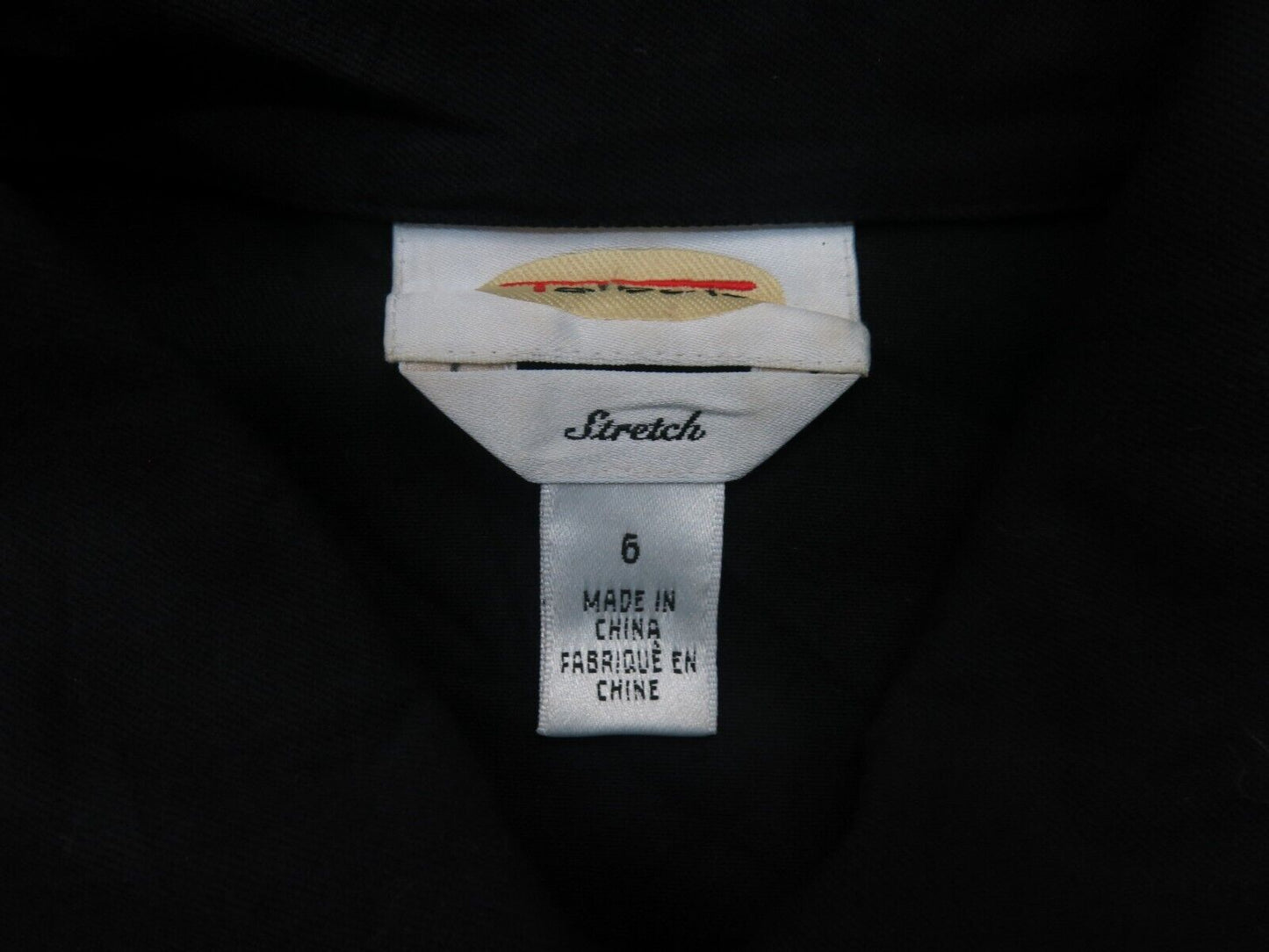 Talbots Womens Blazer Coat Single Breasted Pockets Stretch Black Size 6