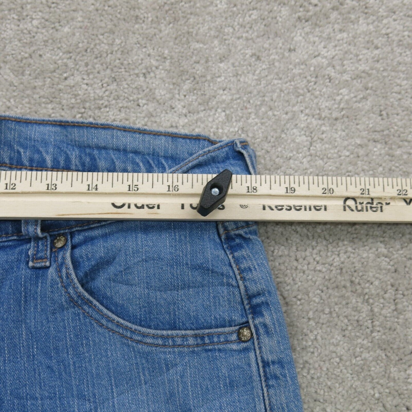 Levis 515 Mens Jeans Nausea Boot Cut Denim Stretch Mid Rise Cotton Blue SZ 16L