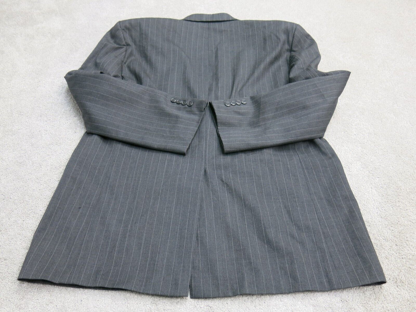 Lauren Ralph Lauren Mens Blazer Coat Single Breasted Long Sleeves Black Size 44R