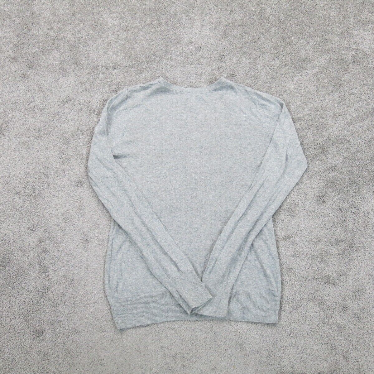 Old Navy Women Sweater Cardigan Front Button Long Sleeves Light Gray Size Small
