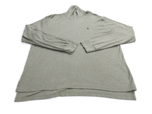Polo Ralph Lauren Men Pullover Sweater Mock Neck Long Sleeve Olive Green SZ XXL