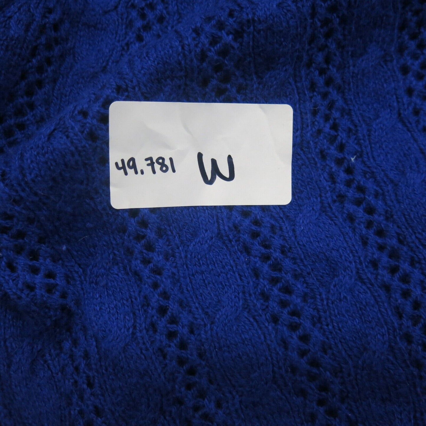 American Eagle Womens Pullover Sweater Knitted Round Neck Long Sleeves Blue SZ M