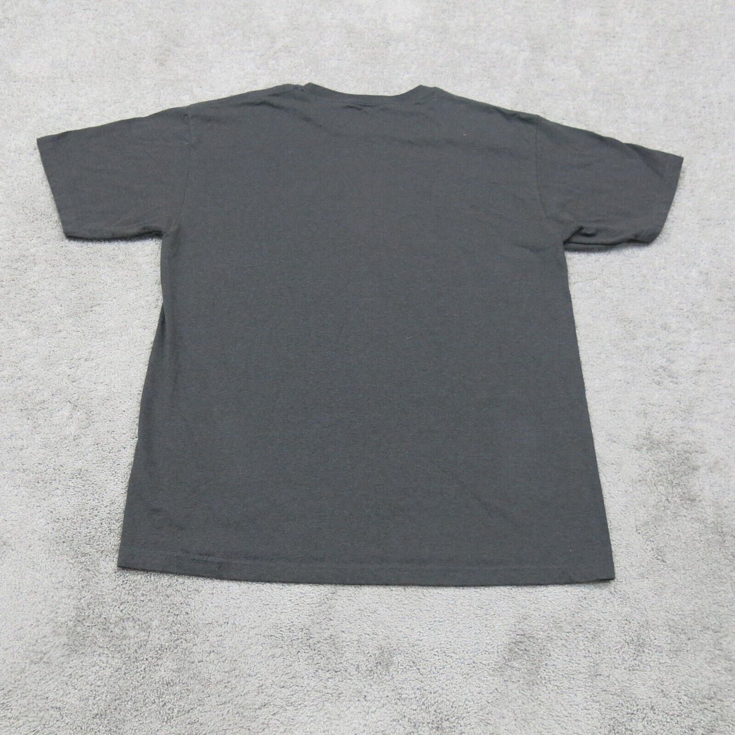 NFL Team Apparel Mens Crew Neck T Shirt Short Sleeves Graphic Tee Black Size L