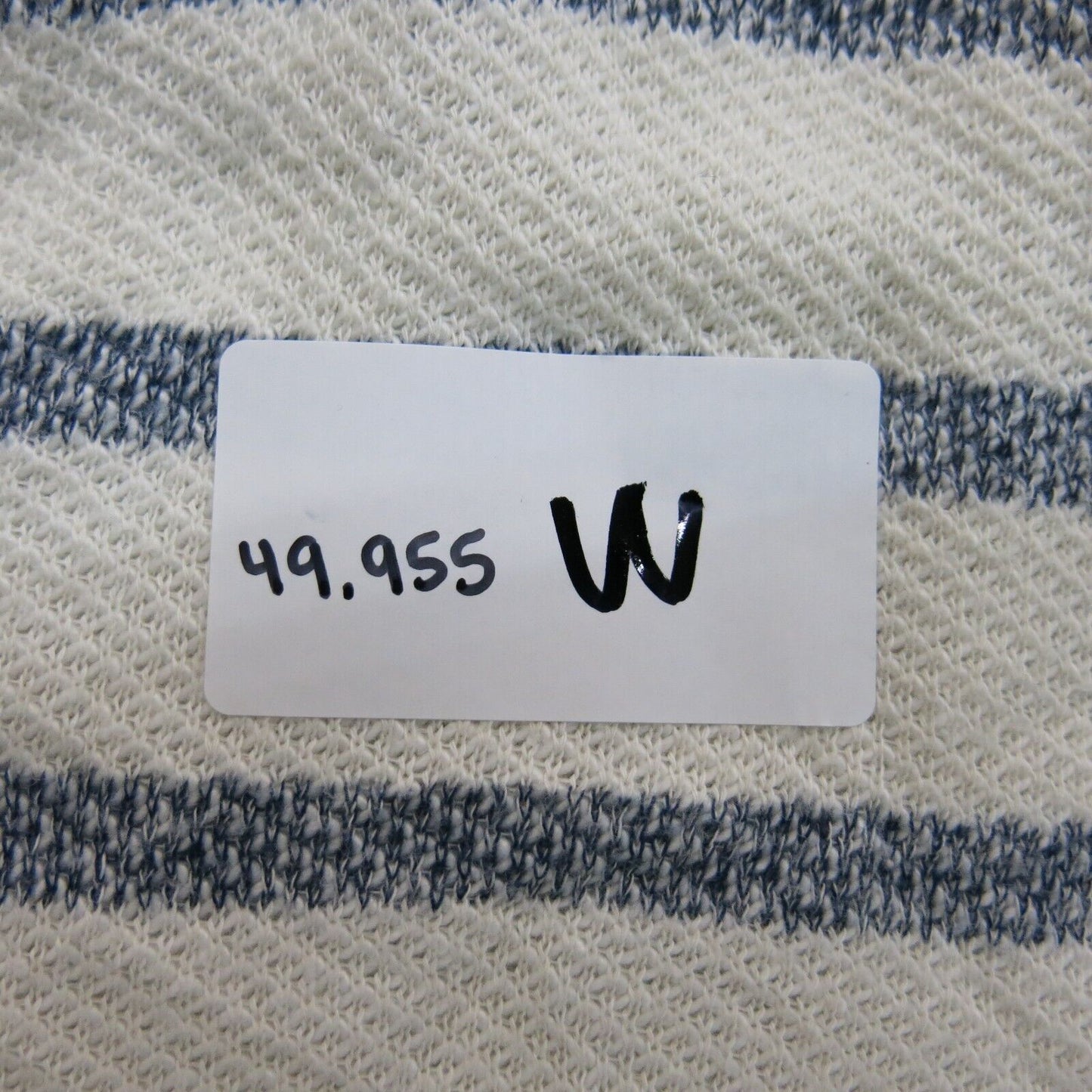 Old Navy Womens Hoodie Sweater Knitted Long Sleeve Pockets White Blue Size M