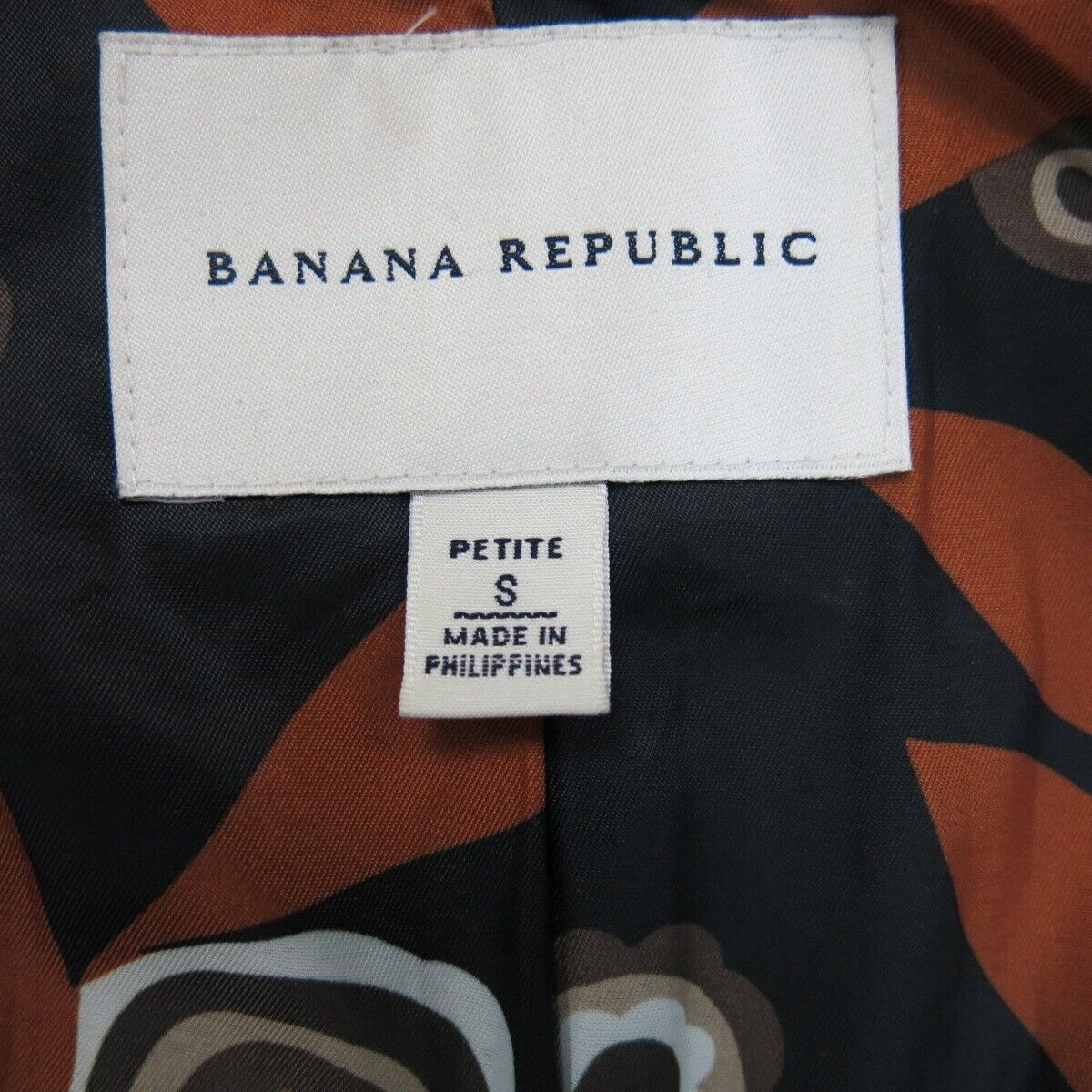 Banana Republic Womens Pea Coat Jacket Single Breasted Long Sleeves Black Small