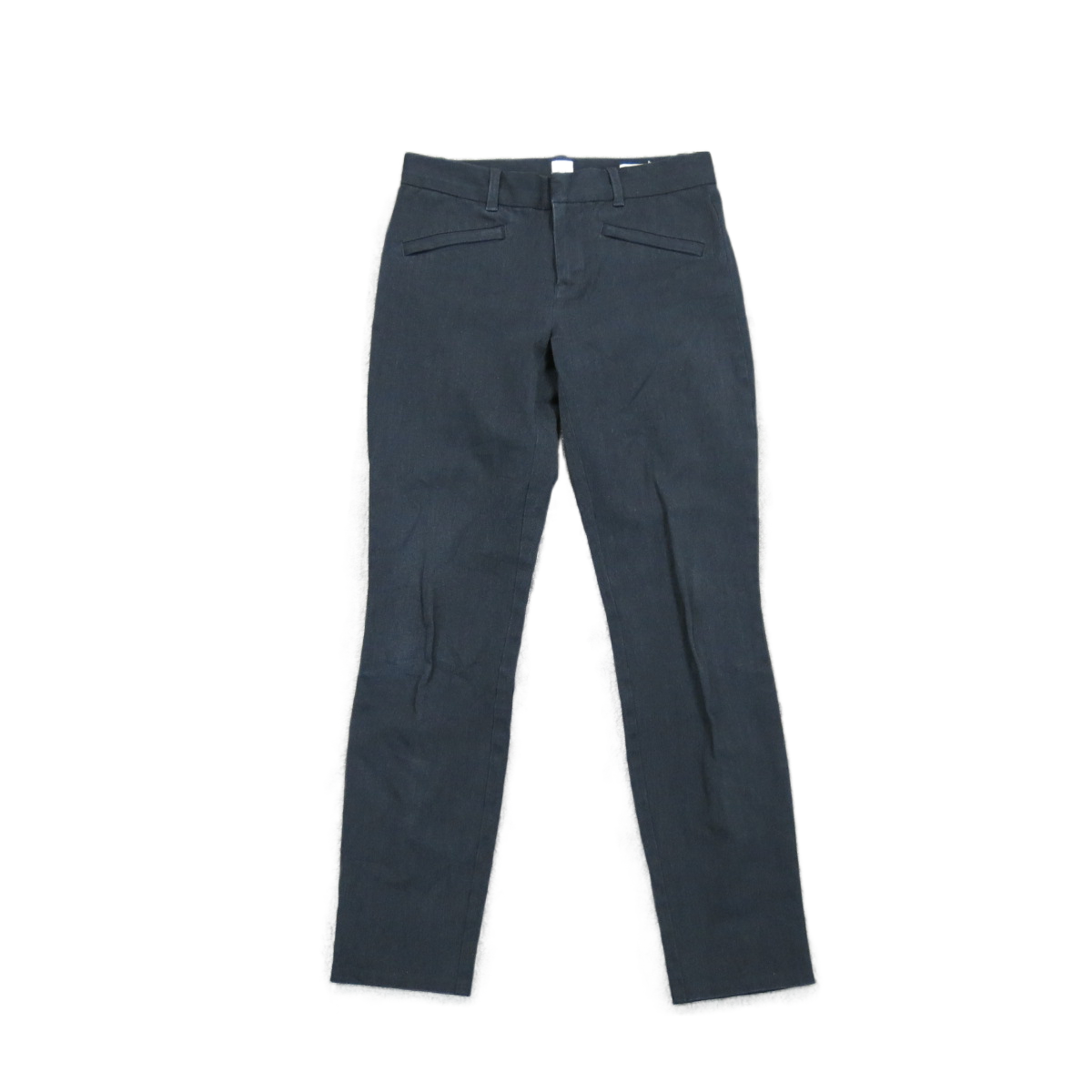 Vintage Women Skinny Ankle Pants Casual Mid Rise Pockets Black Size 0