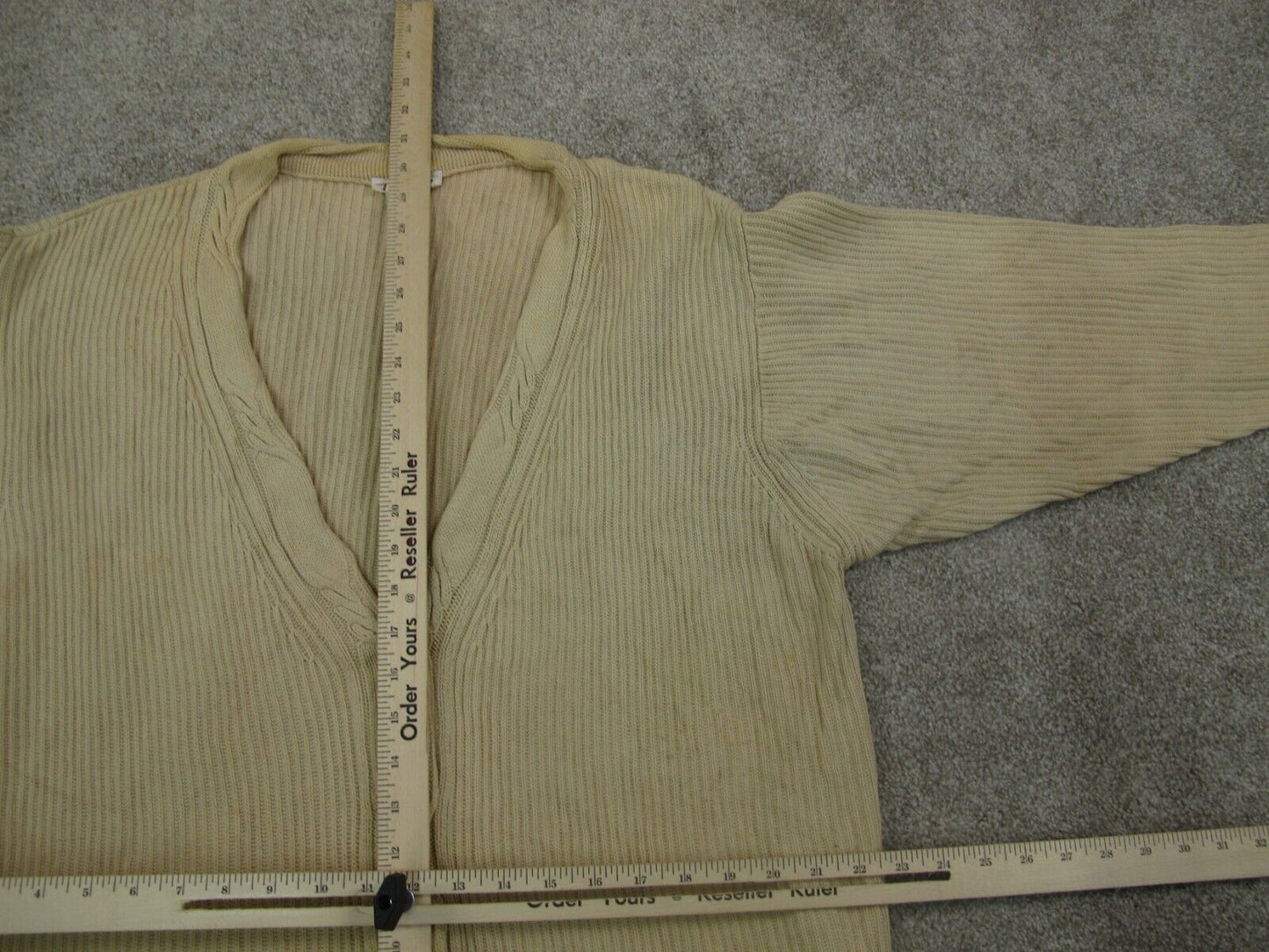 Talbots Womens Cardigan Sweater Knitted Long Sleeves Brown Size XL