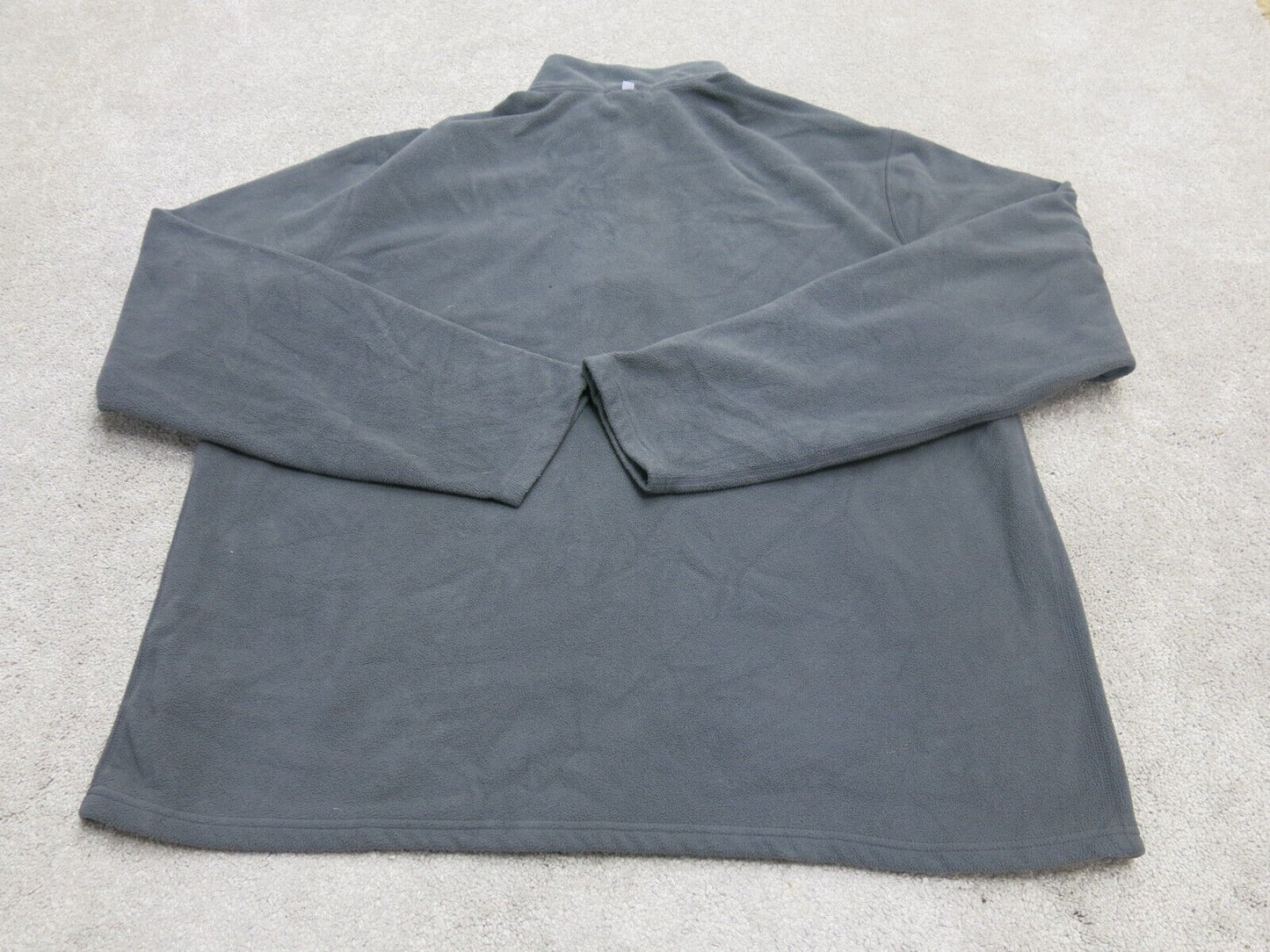 Polo Ralph Lauren  Mens 1/4 Zip Sweatshirt Long Sleeves Mock Neck Black Size XL