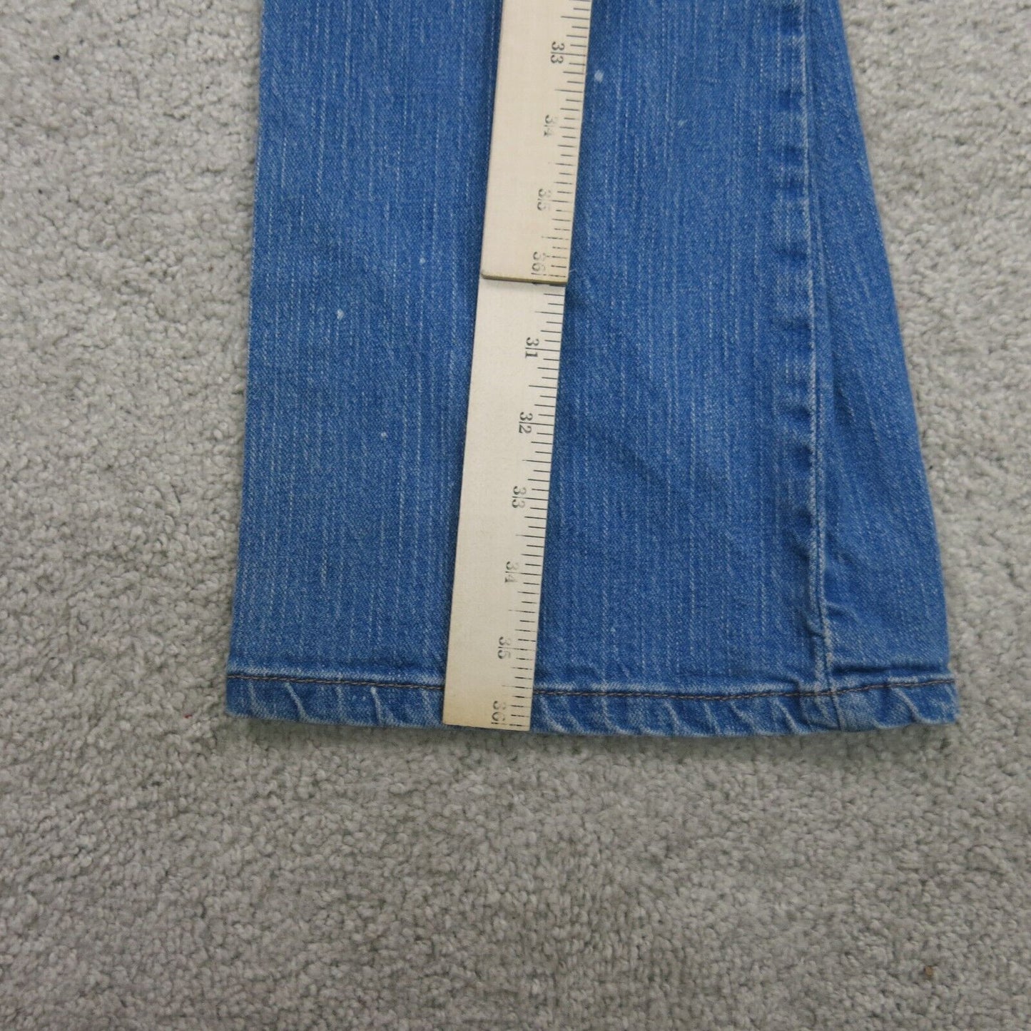 Levis 515 Mens Jeans Nausea Boot Cut Denim Stretch Mid Rise Cotton Blue SZ 16L