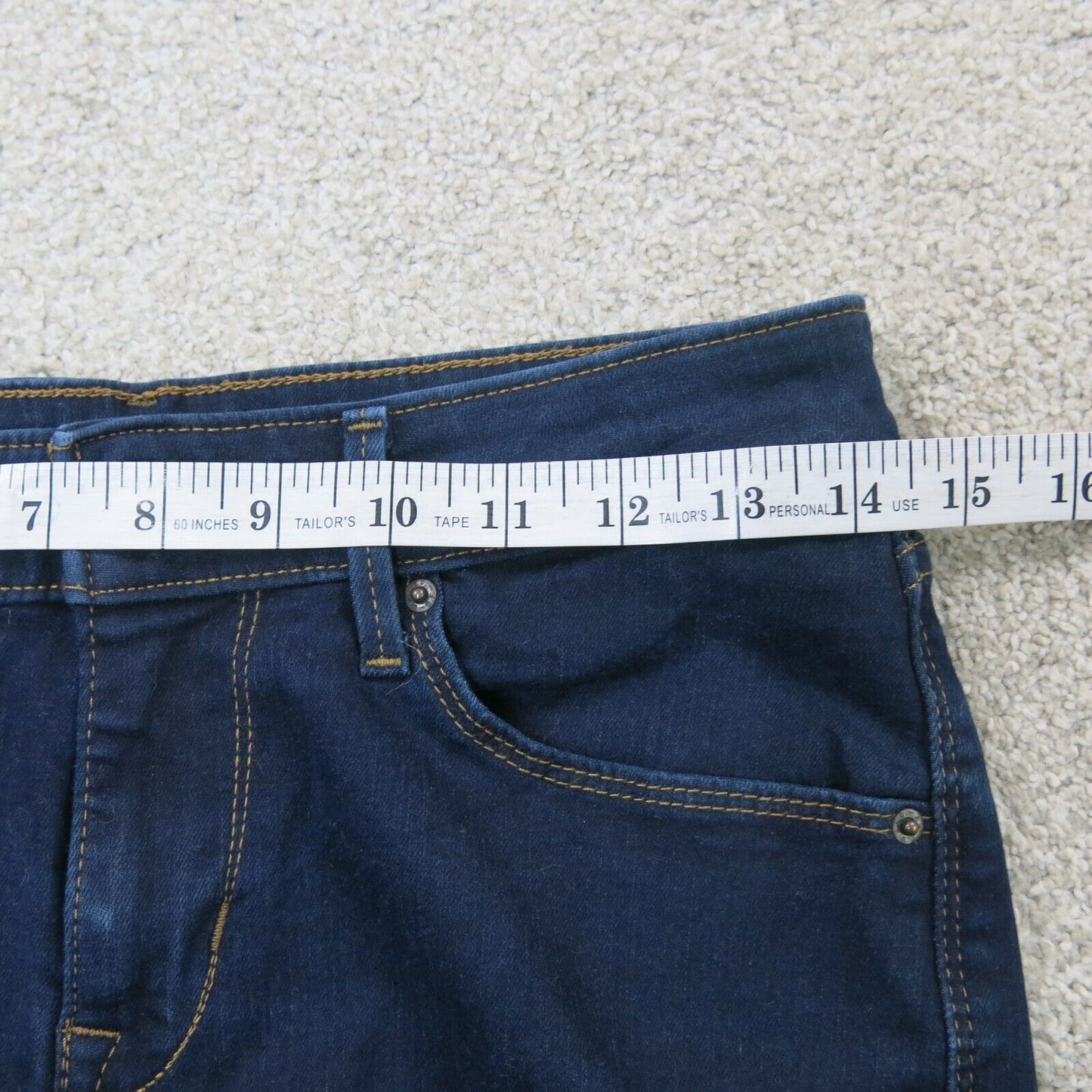 Levis Womens Jeans Classic Mid Rise Skinny Leg Denim Stretch Pockets Blue SZ 28