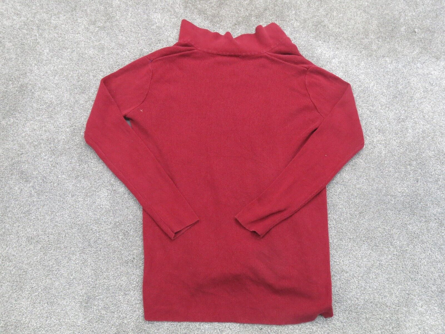 Mossimo Womens Cardigan Sweater Knitted Open Front Long Sleeve Red Size Small