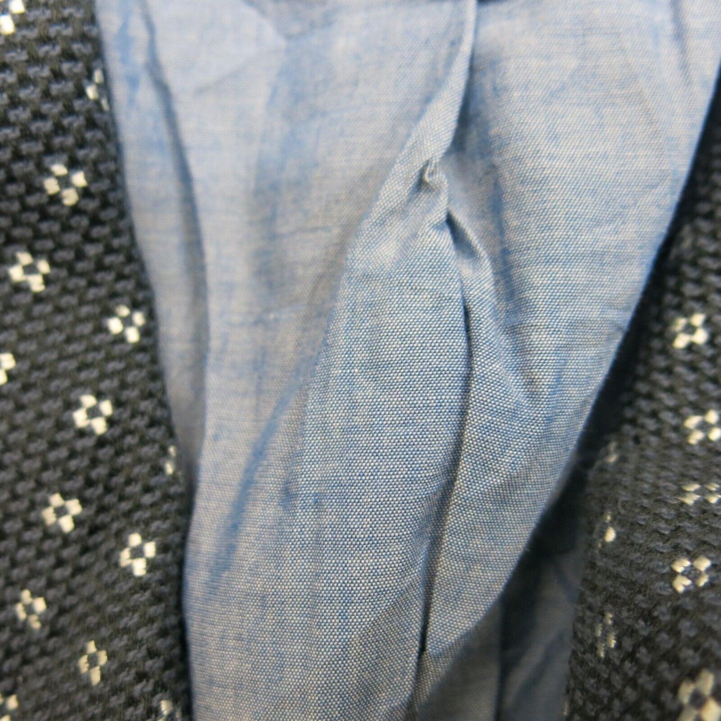 Talbots Womens Embroidered Blazer Coat Single Breasted Blue Size 4