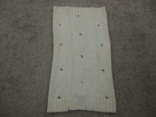 Victorias Secret White Knit Neck Warmer STONES White Size One Size