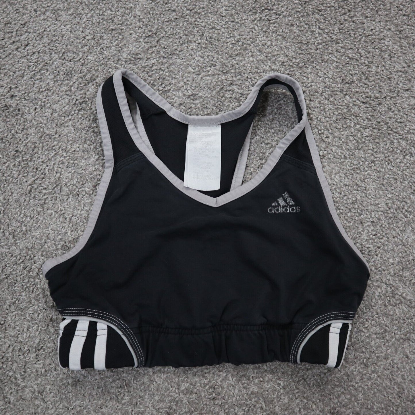 Adidas Women Activewear Sports Bra Racer Back Running Training Black Size S/P