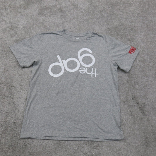 Gap Mens Crew Neck T Shirt Short Sleeves Stranger Things Graphic Print Gray SZ S