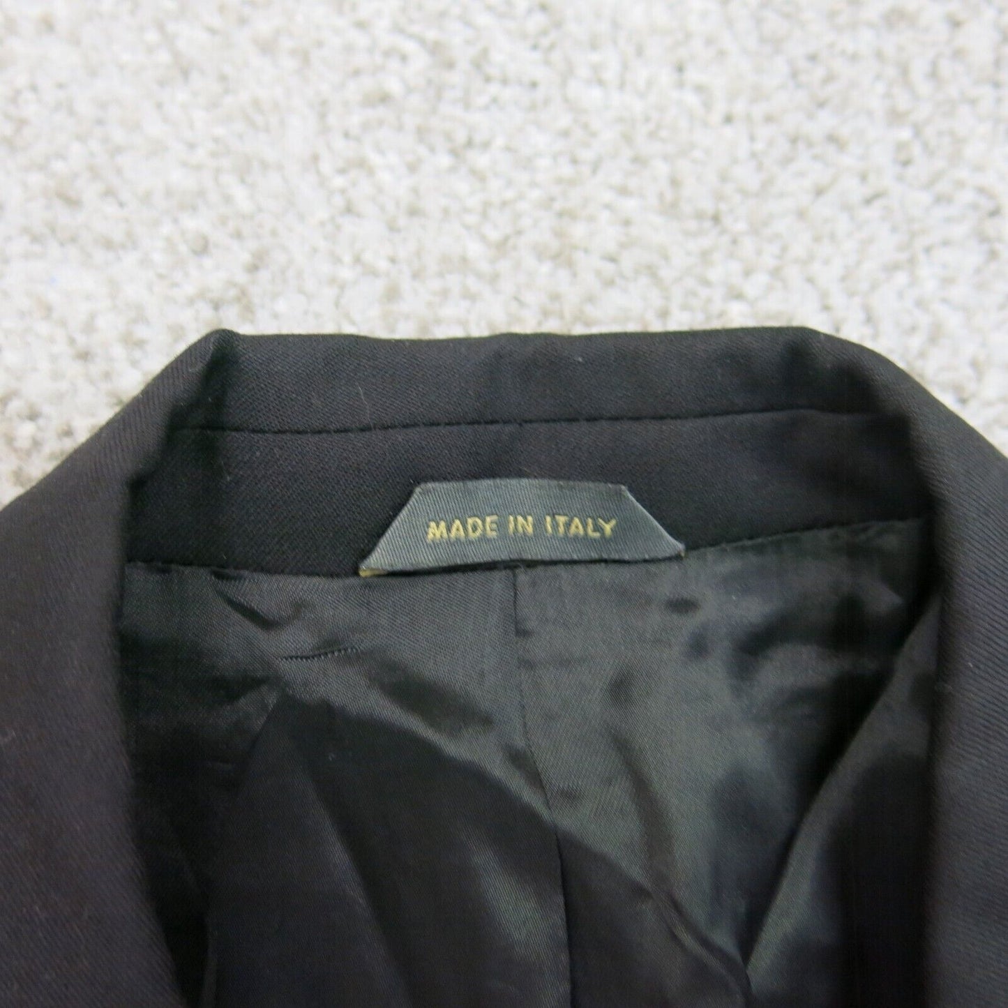 Banana Republic Mens Blazer Coat Jacket Long Sleeves Collard Black Size 385
