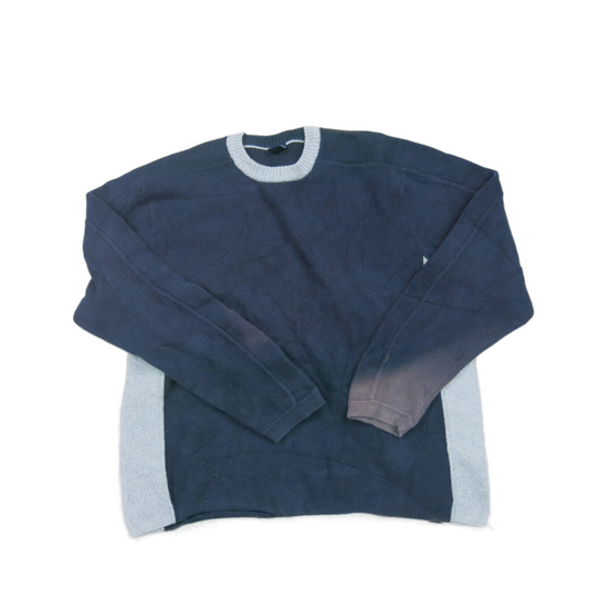 GAP Mens Sweater Crew Neck Knitted Long Sleeves Navy Blue Size X Large