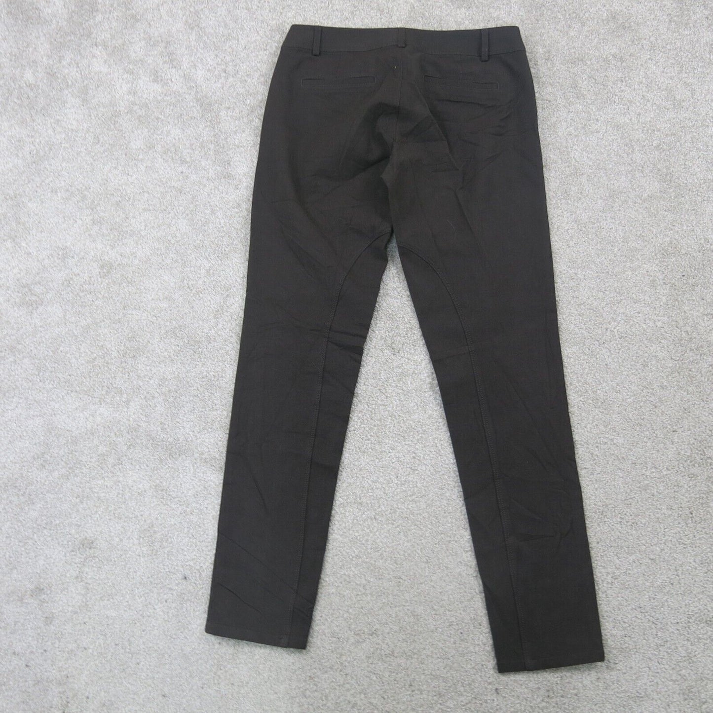 Banana Republic Womens Pant Skinny Leg Mid Rise Flat Front Pockets Black Size 4