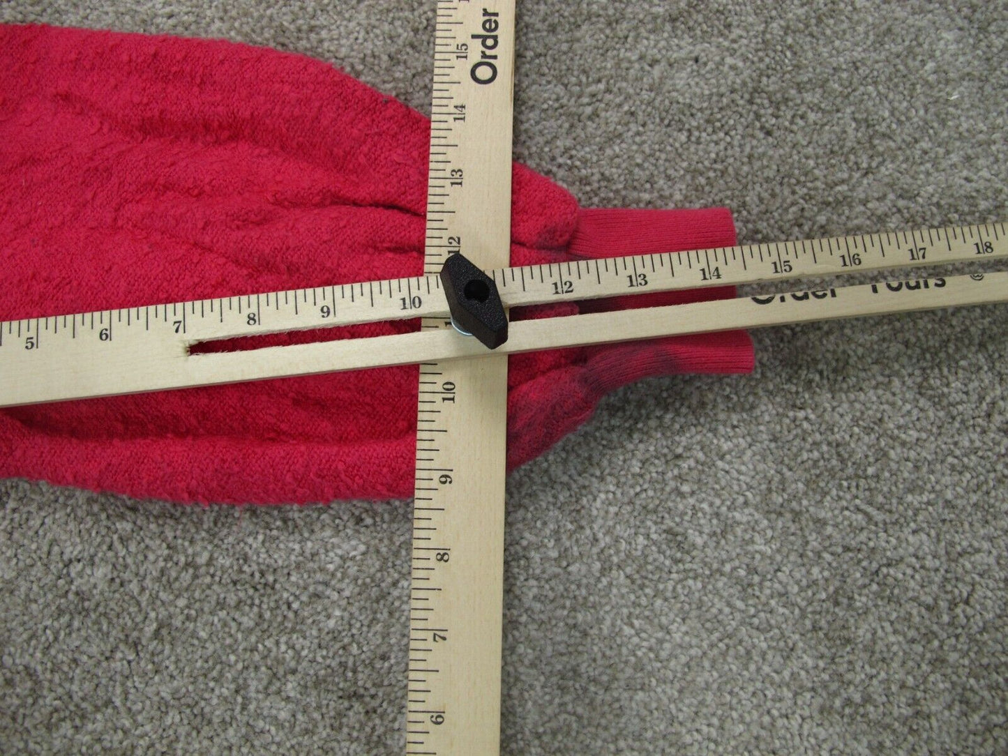 Free People Womens Pullover Knitted Sweater Long Sleeves Red Size Petite XS