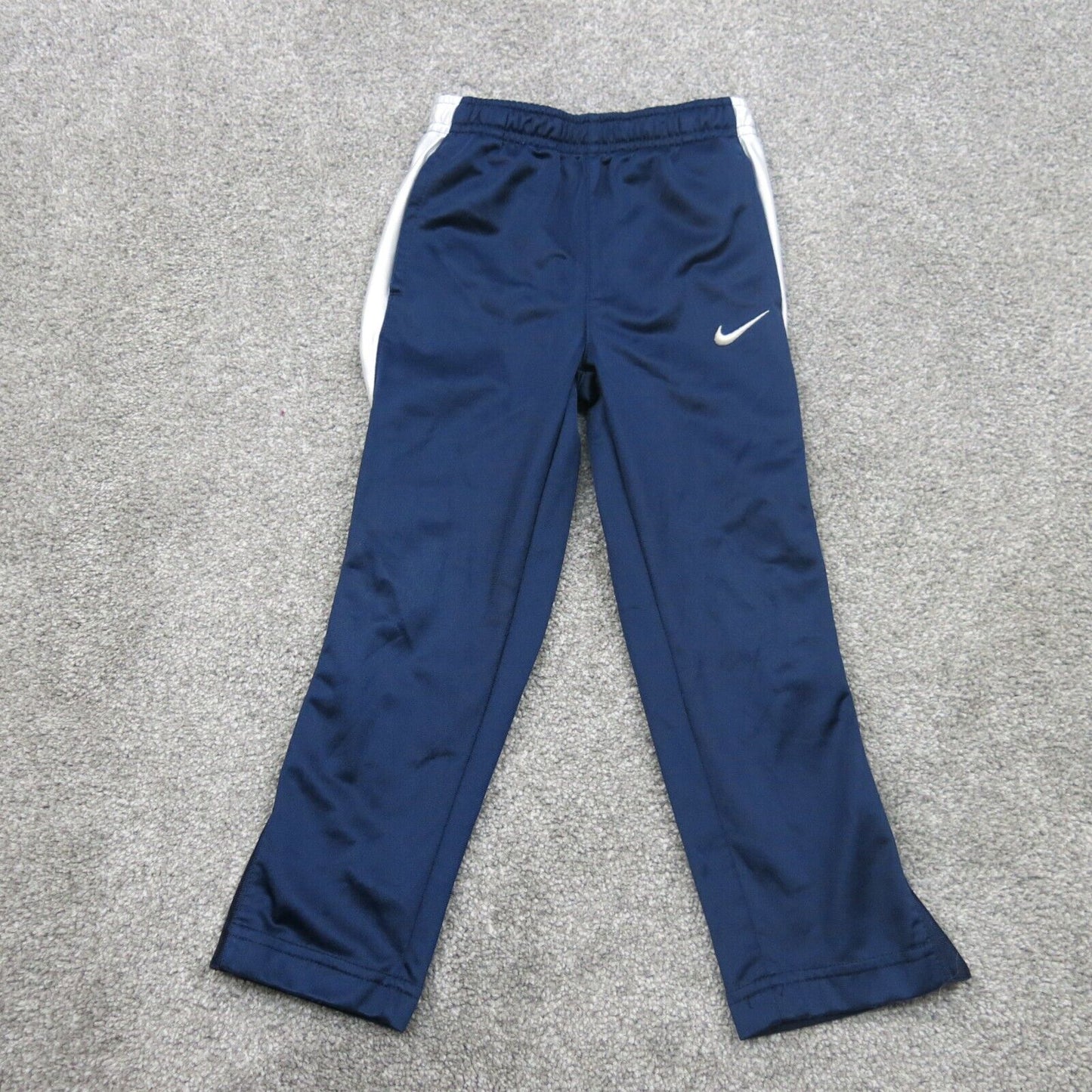 Nike Track Pants Kids Boys Size 3T Navy Blue Activewear Logo Sports Pants