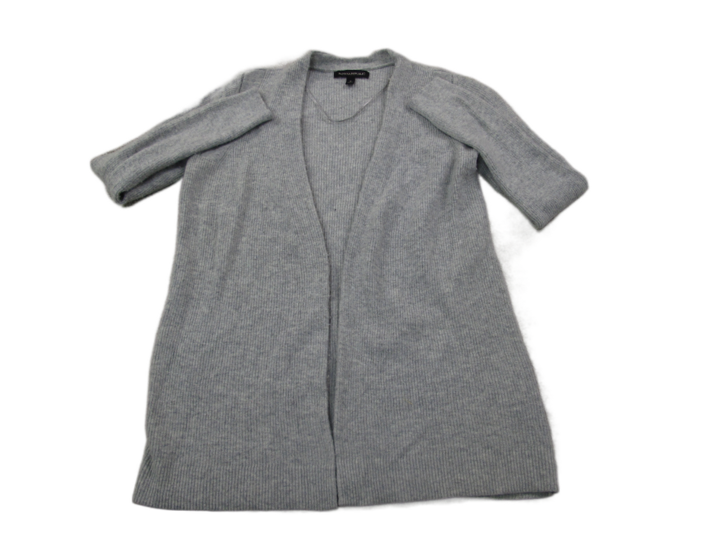 Banana Republic Womens Cardigan Sweater Open Front Long Sleeves Gray Size S/P