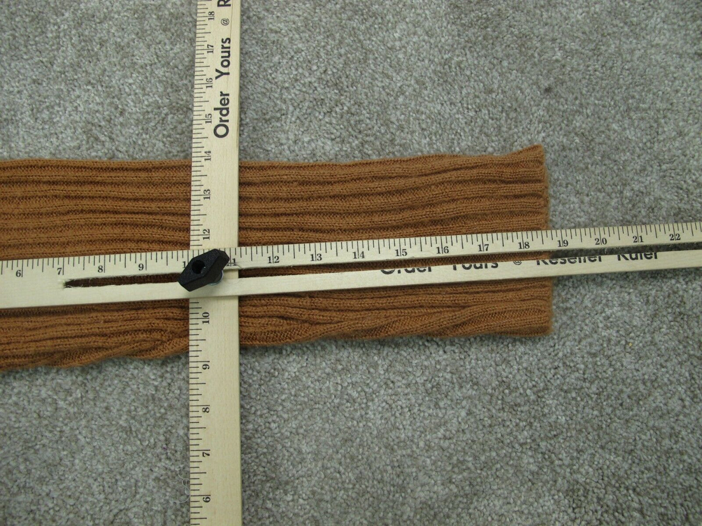 Forever 21 Women Pullover Sweater Knitted Long Sleeve Round Neck Brown SZ Medium