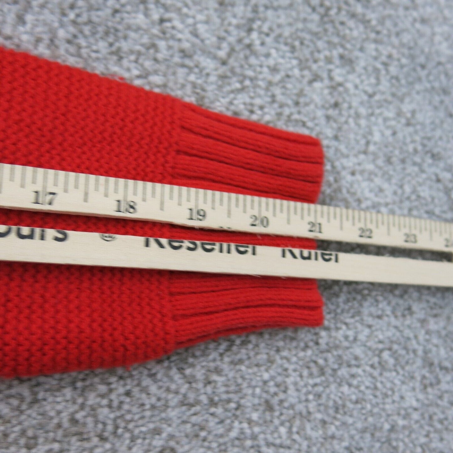 J. Crew Womens Knitted Sweater Top Crew Neck Long Sleeves Solid Red Size Small