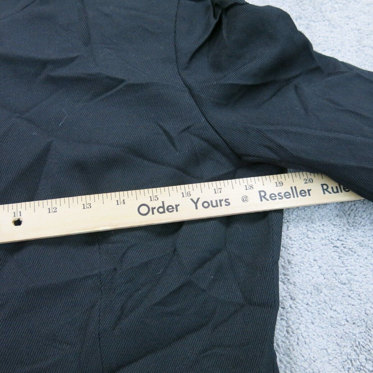 Tahari Womens Scrub Jacket Full Zip Up Mock Neck Zipper Pockets Black Size 8