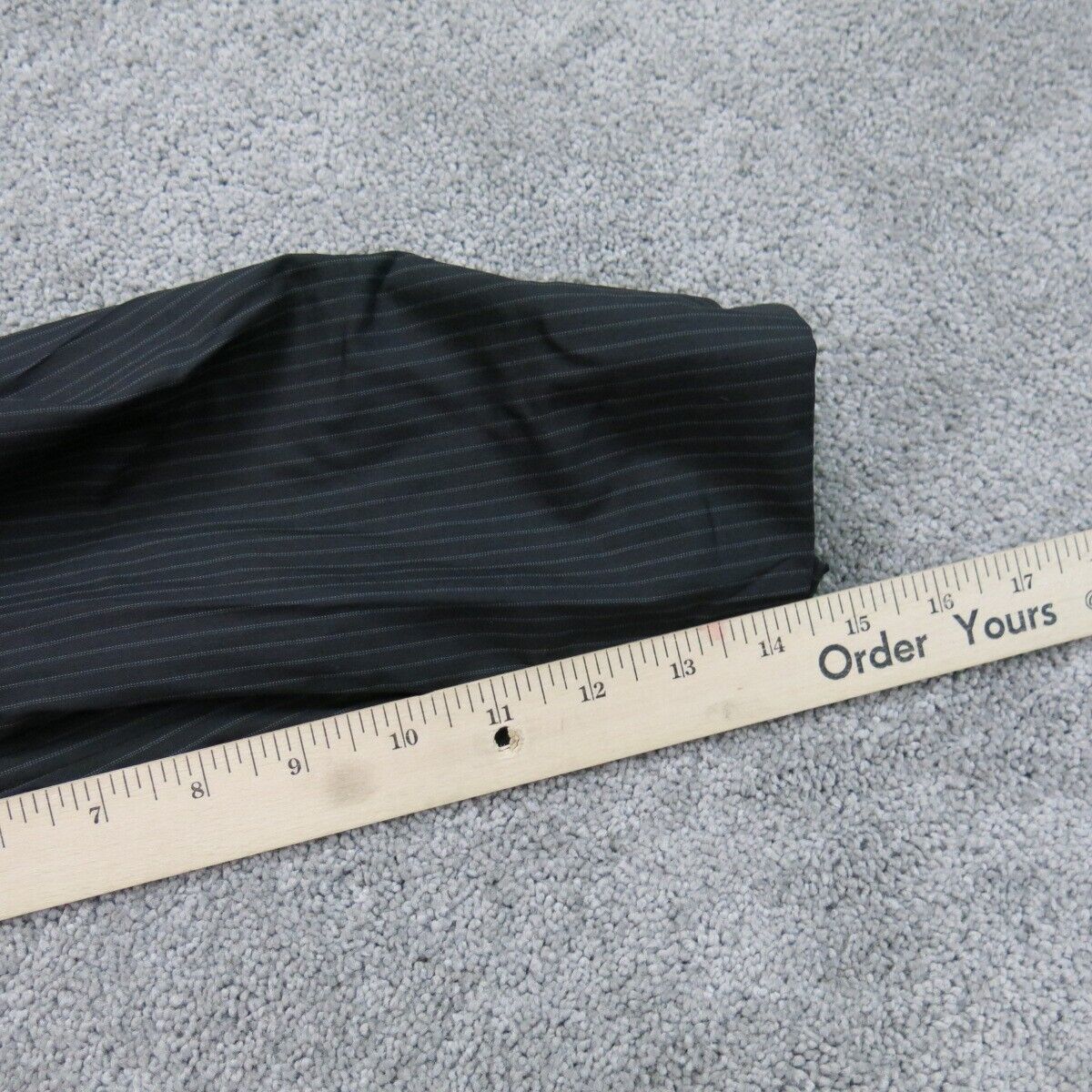 Banana Republic Men Blazer Coat Striped Single Breasted Long Sleeve Black SZ 44R