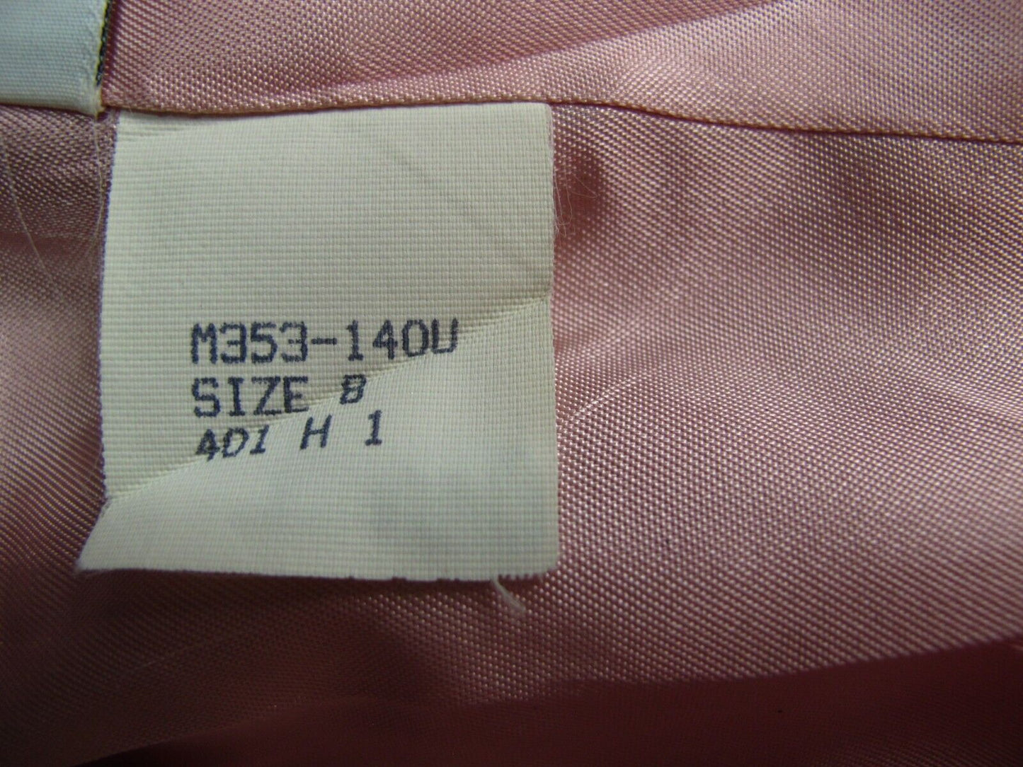 Miss Womens Blazer Coat Single Breasted 100% Virgin Wool Pockets Light Pink SZ 8