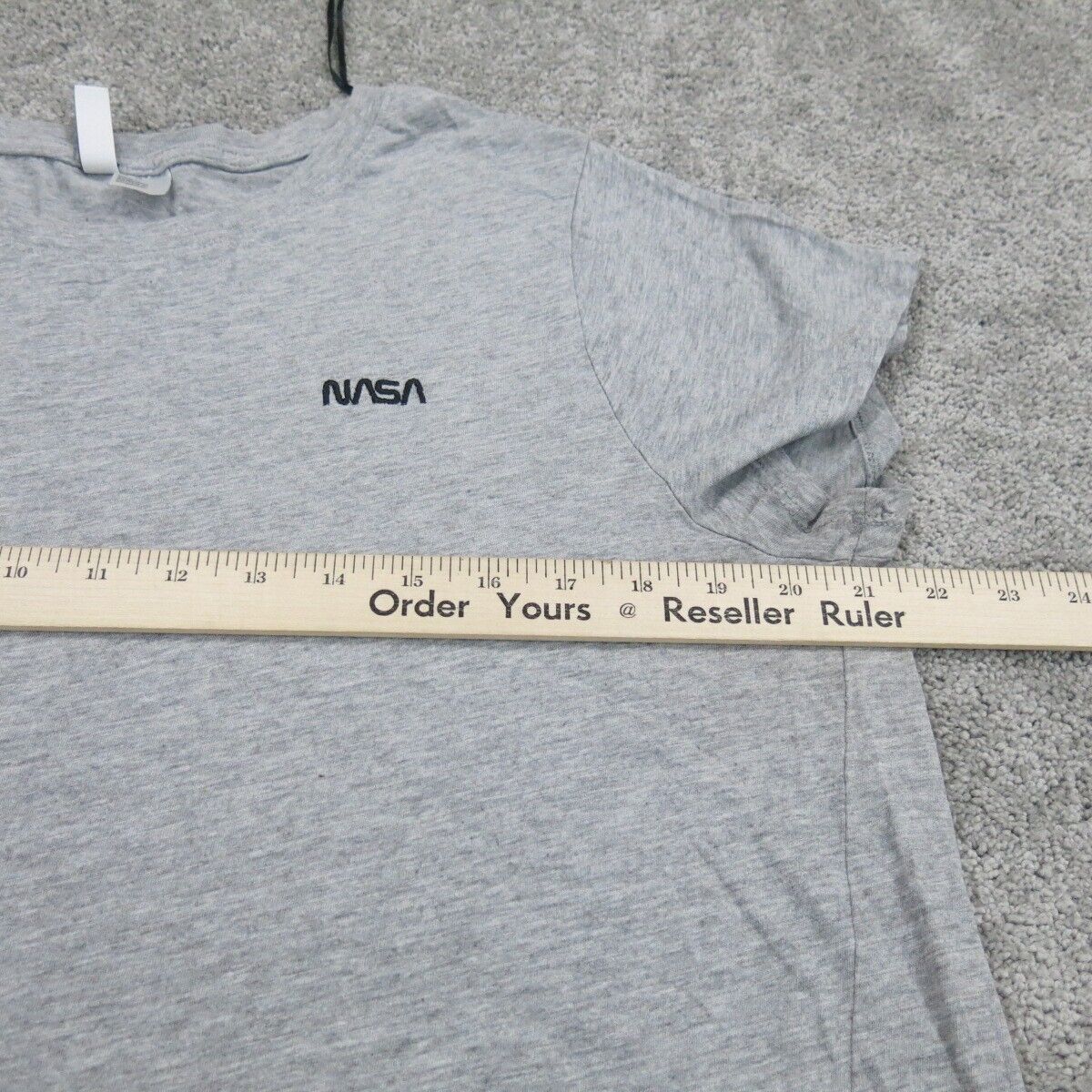 Divided by H&M Womens T Shirt Top Short Sleeve Crew Neck Heather Gray SZ X Large