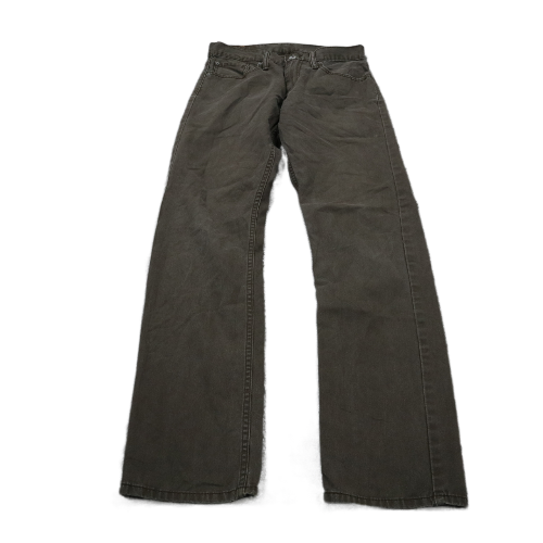 Levis 514 Mens Jeans Straight Leg Mid Rise Denim 100% Cotton Brown Size W29XL32