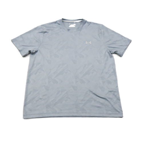Under Armour Mens T Shirt Crew Neck Short Sleeves Heatgear Loose Gray Size Large
