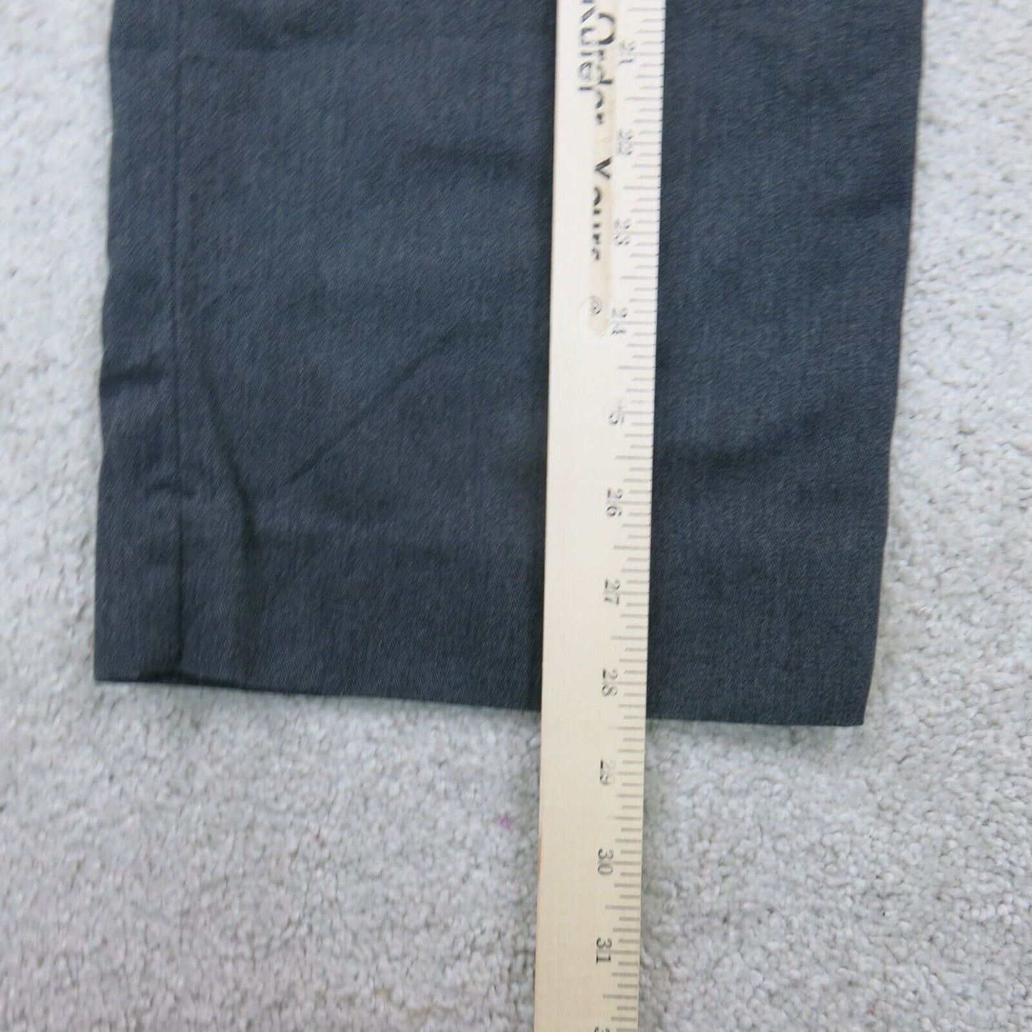 Gap Khakis Mens Pants Chino Straight Leg Tailored Fit High Rise Black W38XL30