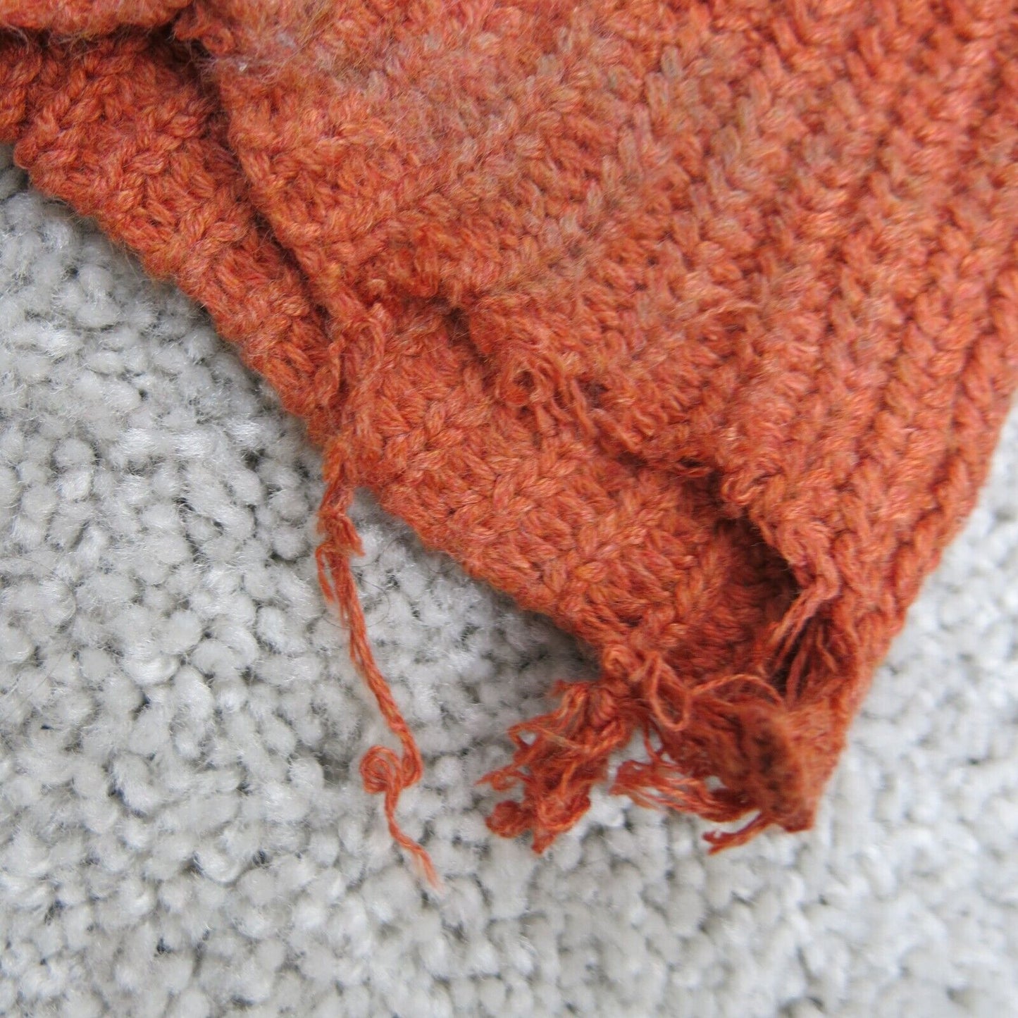 J. Crew Mercantile Womens Pullover Sweater V Neck Long Sleeves Orange Size XS