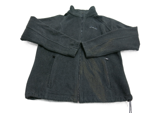 Columbia Men Jacket Full Zip Up Long Sleeves Mock Neck Pockets Green Size Large
